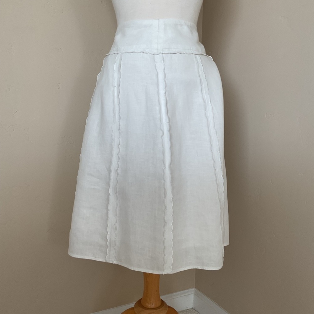INC International Concepts Linen Skirt Size 2